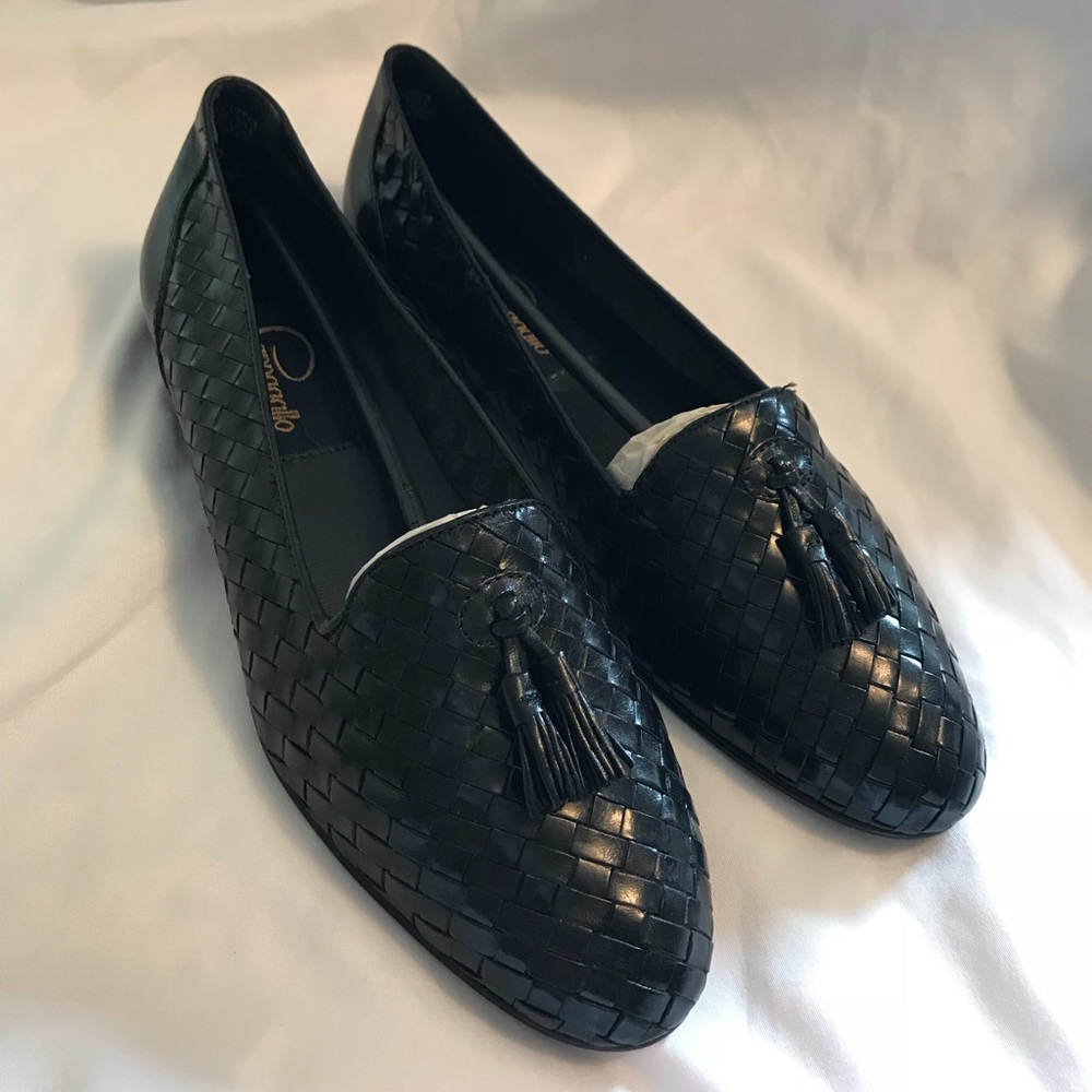 Cappagallo Black Flats Size 8.5